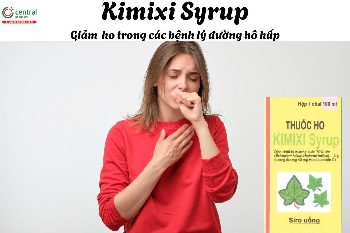 Thuốc Kimixi Syrup - Giúp cải thiện triệu chứng viêm phế quản mạn tính