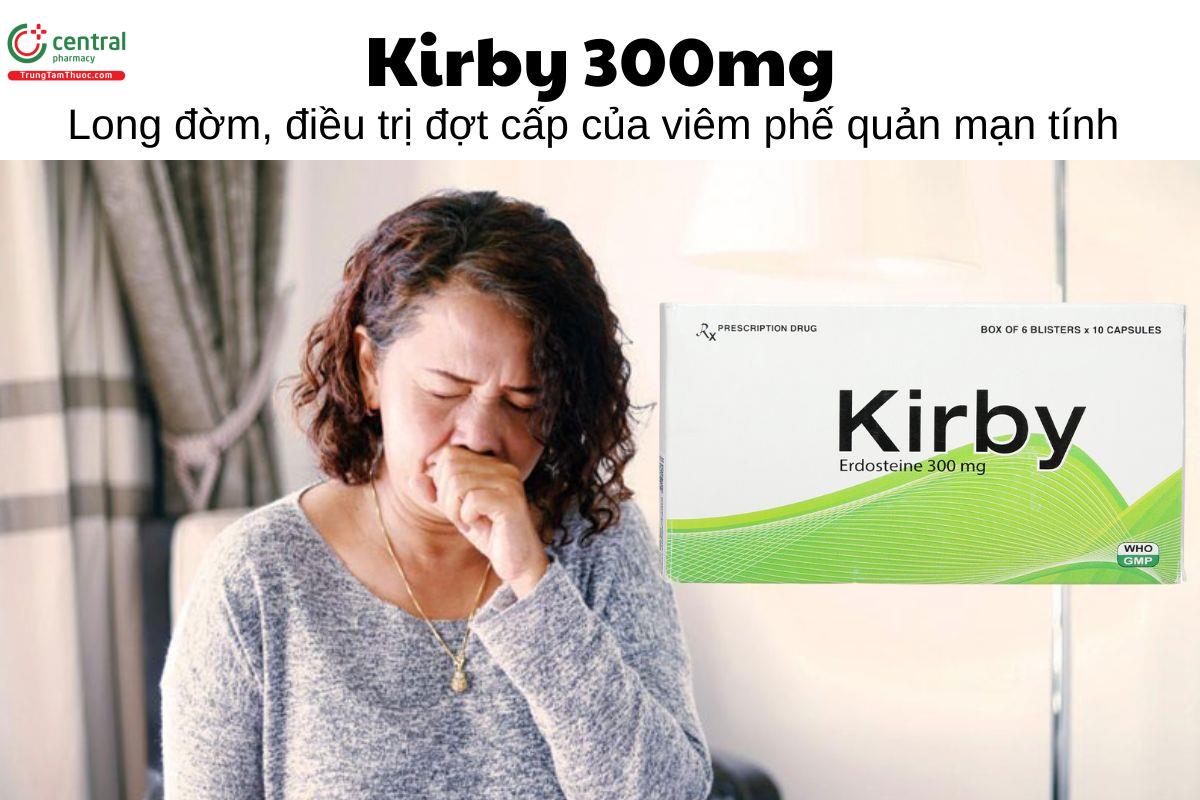 ​  Thuốc Kirby 300mg - Long đờm, điều trị đợt cấp của viêm phế quản mạn tính  ​