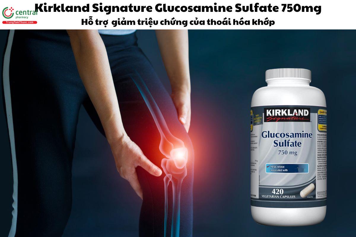 Kirkland Signature Glucosamine Sulfate 750mg - Giảm thoái hóa xương khớp