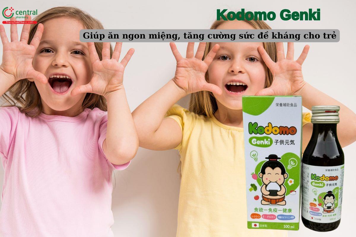 Siro Kodomo Genki giúp trẻ em ngon miệng, hỗ trợ phát triển toàn diện ở trẻ