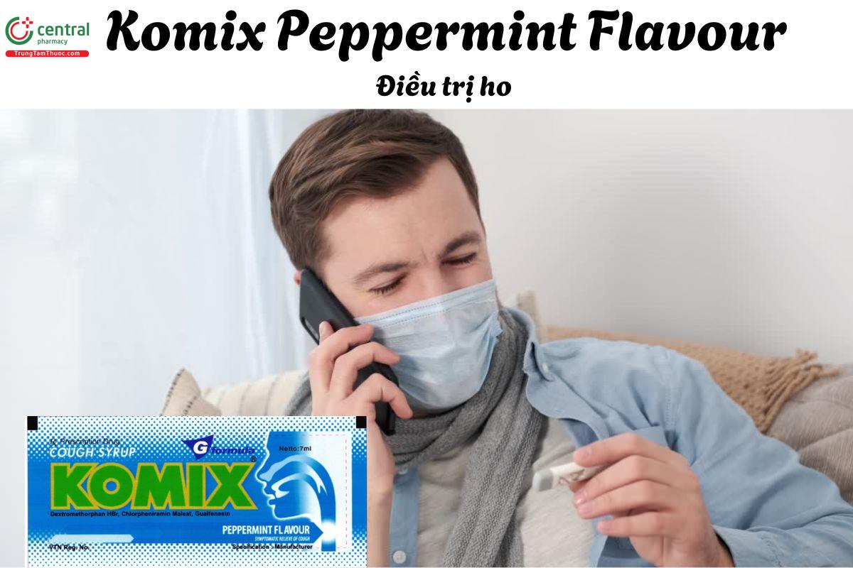 Thuốc Komix Peppermint Flavour - Giúp giảm ho và long đờm