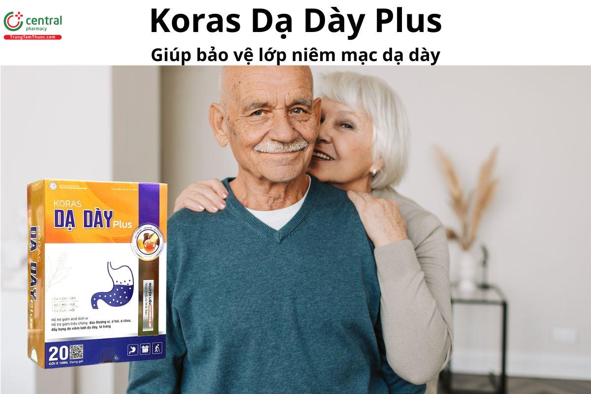 Koras Dạ Dày Plus - Giúp bảo vệ lớp niêm mạc dạ dày