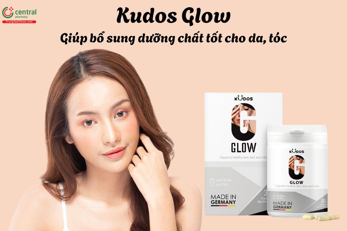 Kudos Glow - Giúp bổ sung các dưỡng chất nuôi dưỡng da, tóc