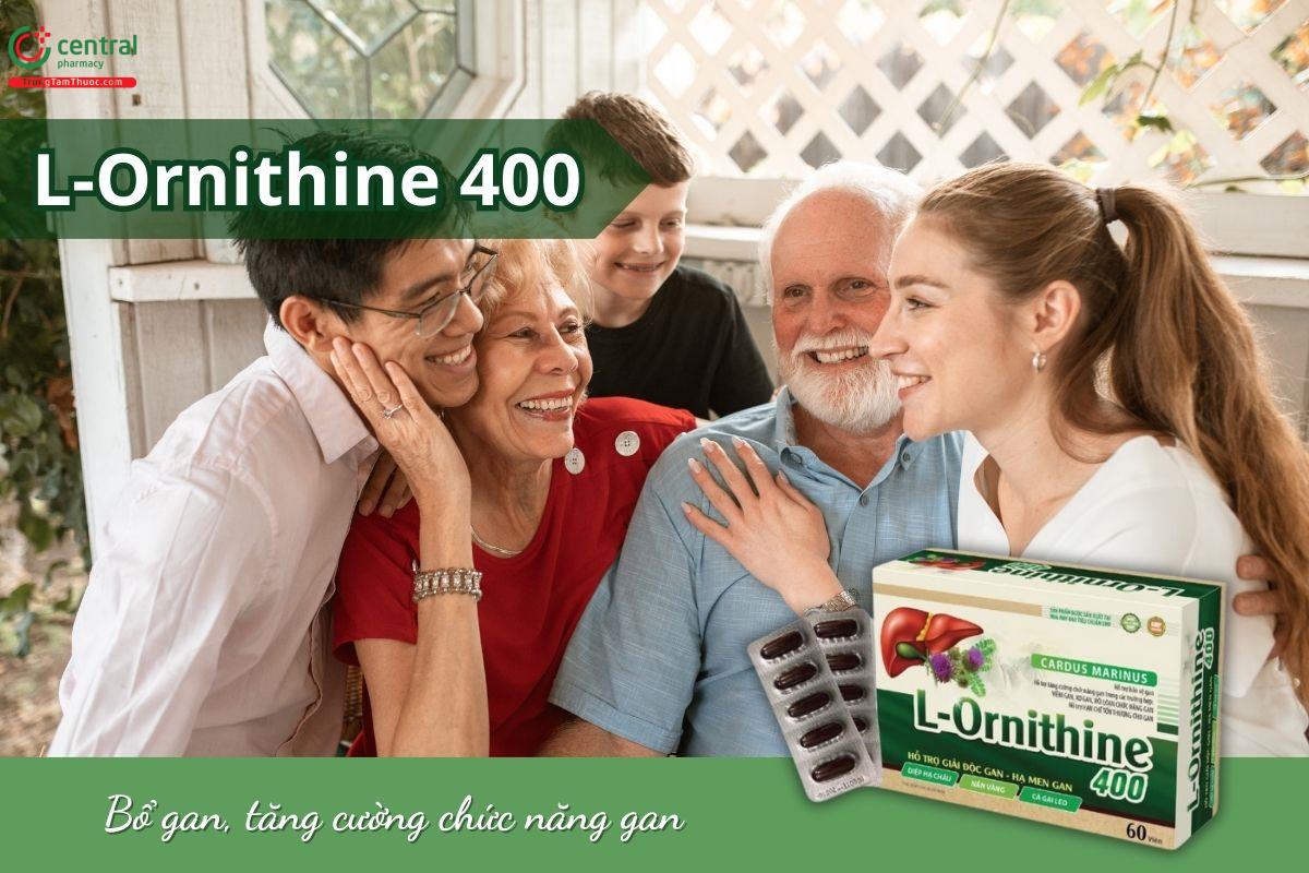 L-Ornithine 400 ECOPHAR giúp Hỗ trợ chức năng gan, cải thiện tình trạng các bệnh về gan