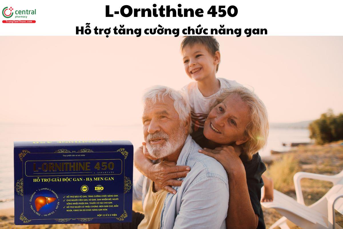 L-Ornithine 450 Dược Phẩm Phương Nam - Giúp giải độc gian