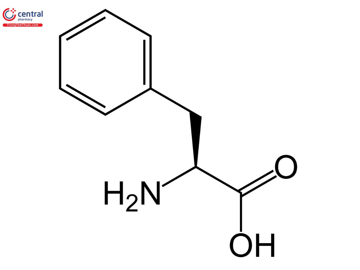 Công thức cấu tạo của L-Phenylalanine
