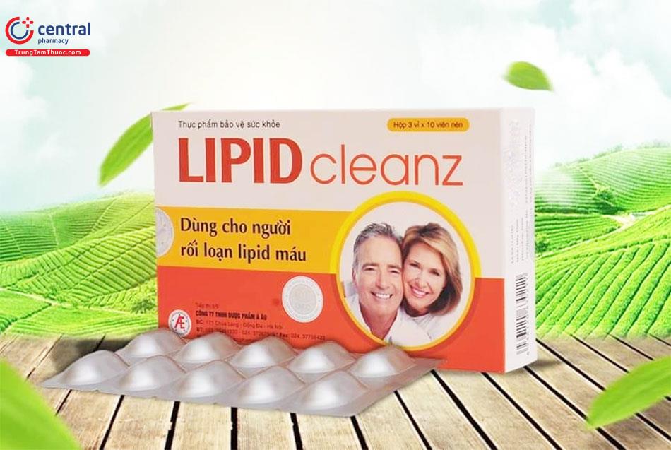 LIPIDcleanz giúp hạ lipid máu