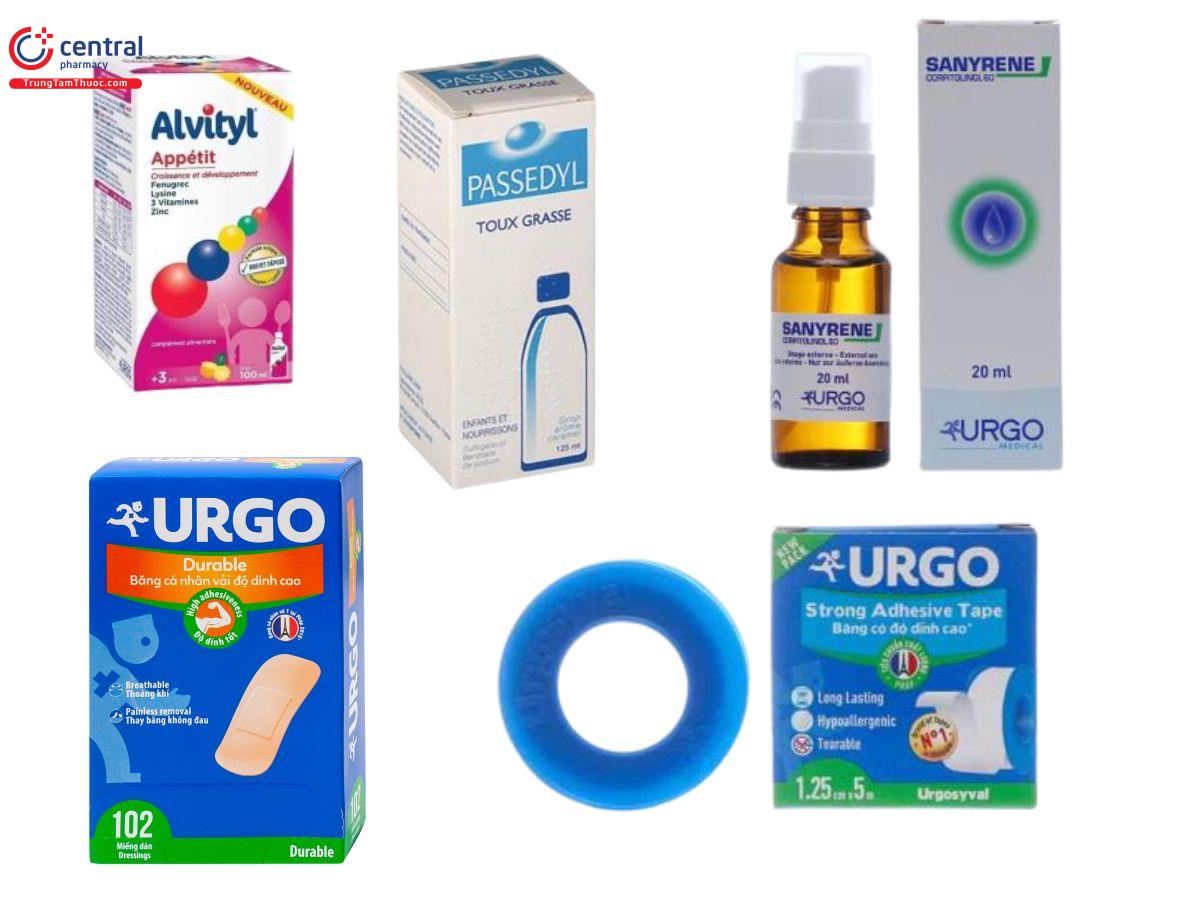 Các sản phẩm của công ty Laboratories URGO 