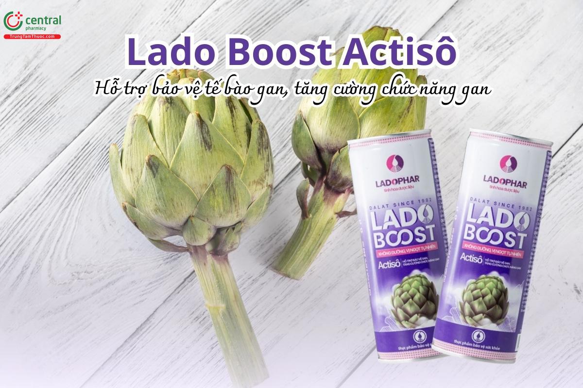 Lado Boost Actisô hỗ trợ bảo vệ tế bào gan và tăng cường chức năng gan