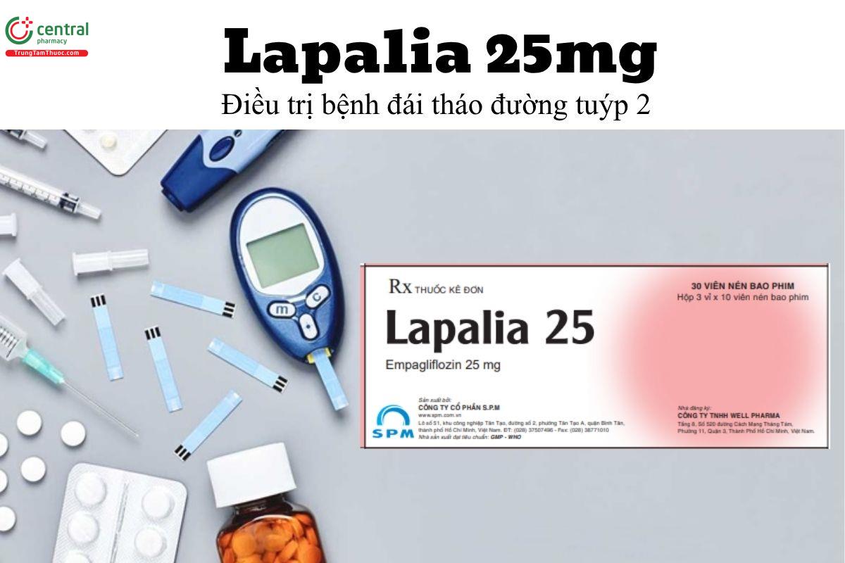 Thuốc Lapalia 25mg - Điều trị bệnh đái tháo đường tuýp 2