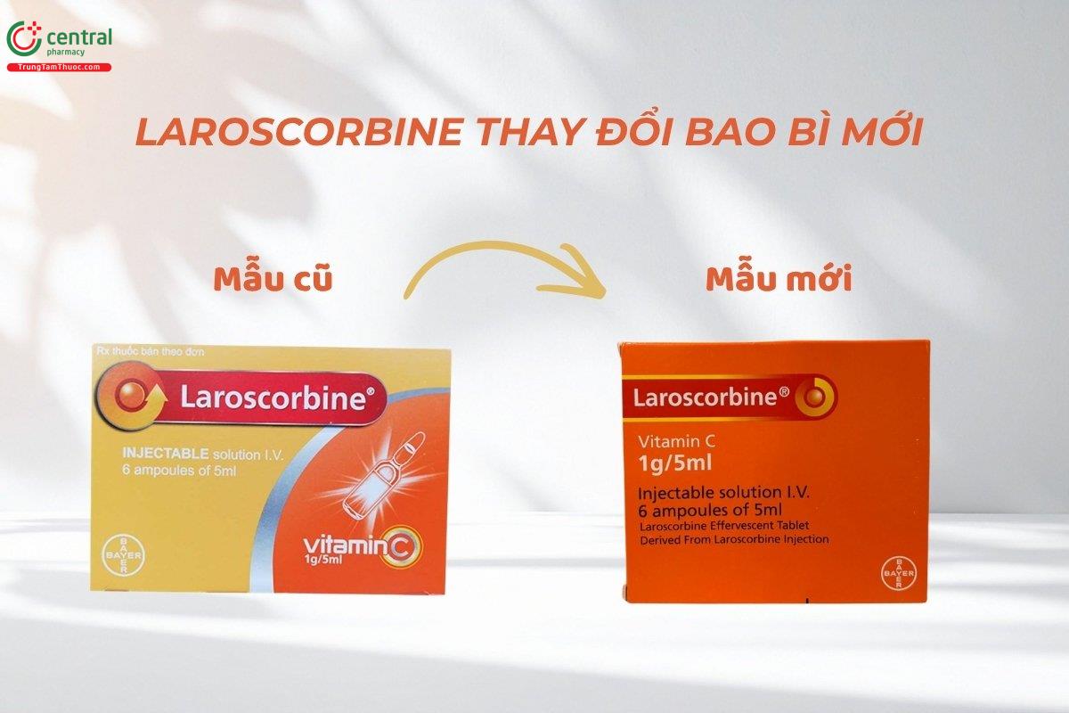 Thông báo thay đổi bao bì Laroscorbine