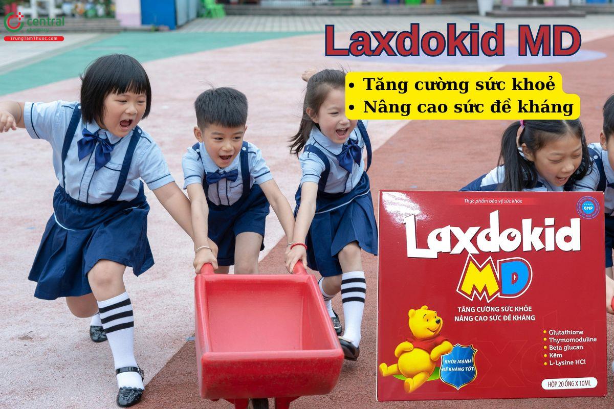 Laxdokid MD giúp tăng cường sức khoẻ, nâng cao sức đề kháng
