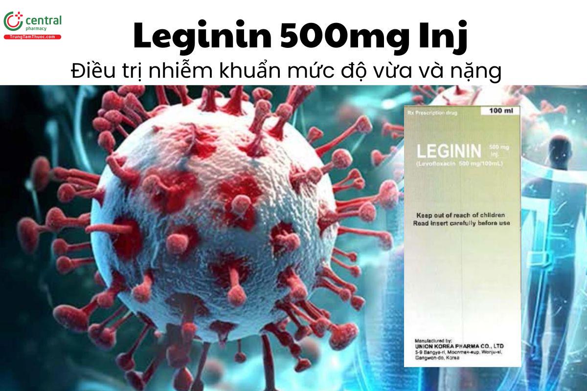 Thuốc Leginin 500mg Inj - Điều trị nhiễm khuẩn mức độ vừa và nặng