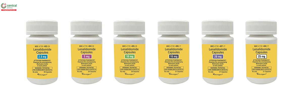 Các dạng hàm lượng của Lenalidomide