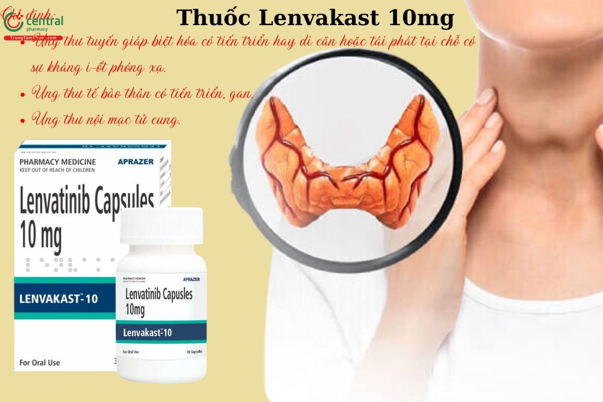 Chỉ định của thuốc Lenvakast 10mg