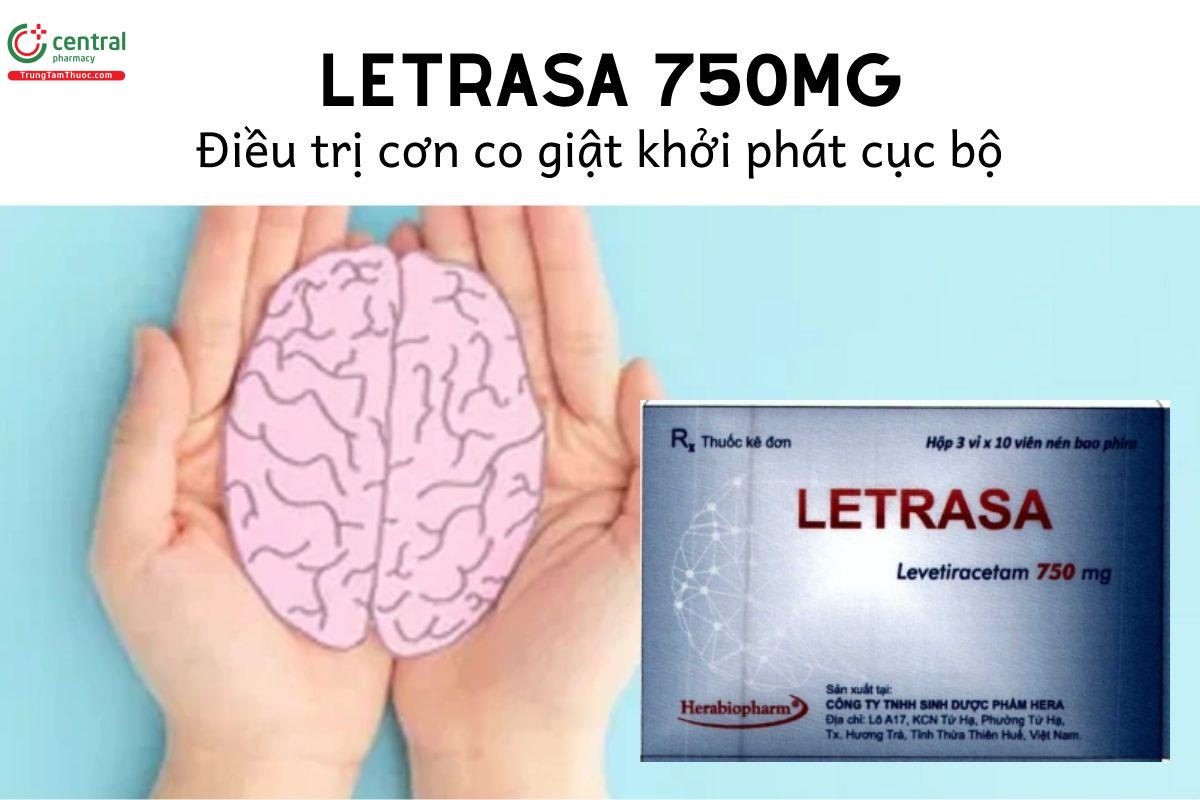 Thuốc Letrasa 750mg - Điều trị cơn co giật khởi phát cục bộ