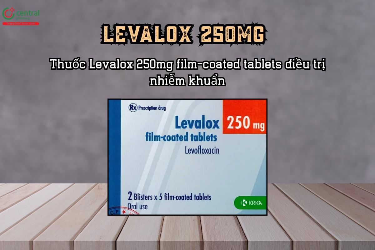 Thuốc Levalox 250mg film-coated tablets điều trị nhiễm khuẩn