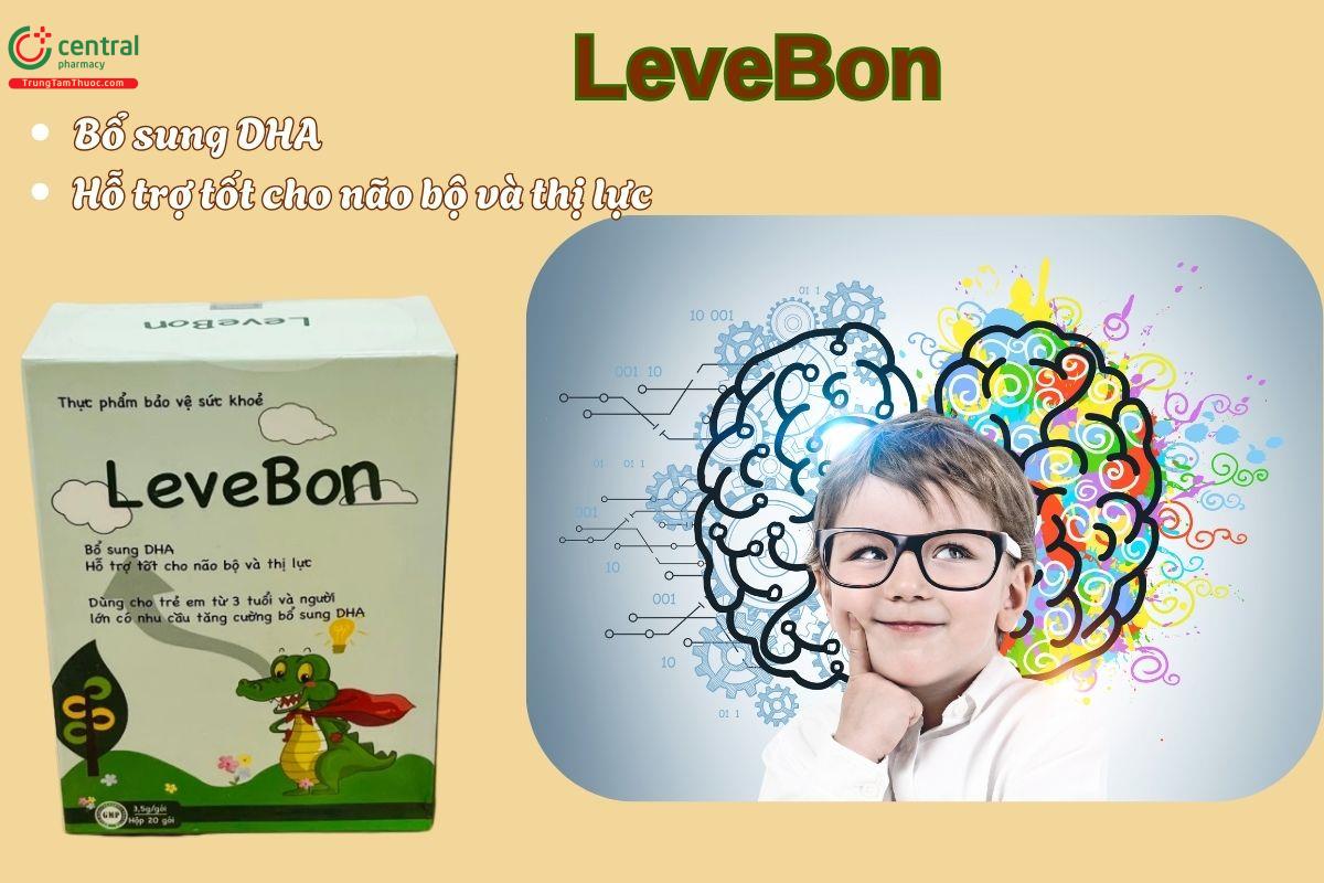 Cốm LeveBon giúp bổ sung DHA cho trẻ trên 3 tuổi