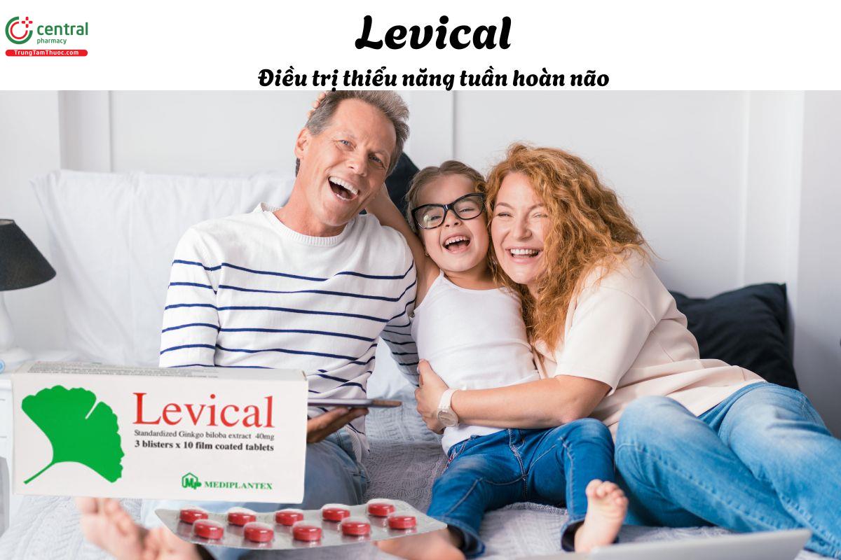 Thuốc Levical - Điều trị suy tuần hoàn máu não cấp và mạn tính