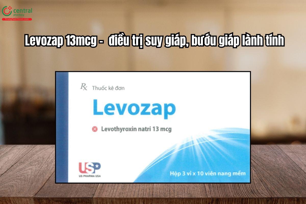 Thuốc Levozap 13mcg điều trị suy giáp, bướu giáp lành tính