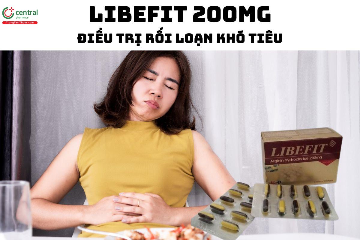 Thuốc Libefit 200mg - Điều trị hỗ trợ cho hội chứng rối loạn khó tiêu