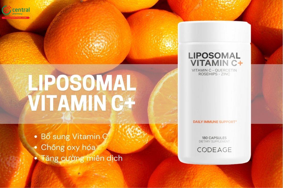 Liposomal Vitamin C+ giúp tăng cường sức đề kháng, chống oxy hóa