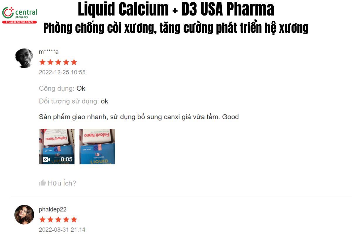 Liquid Calcium + D3 USA Pharma