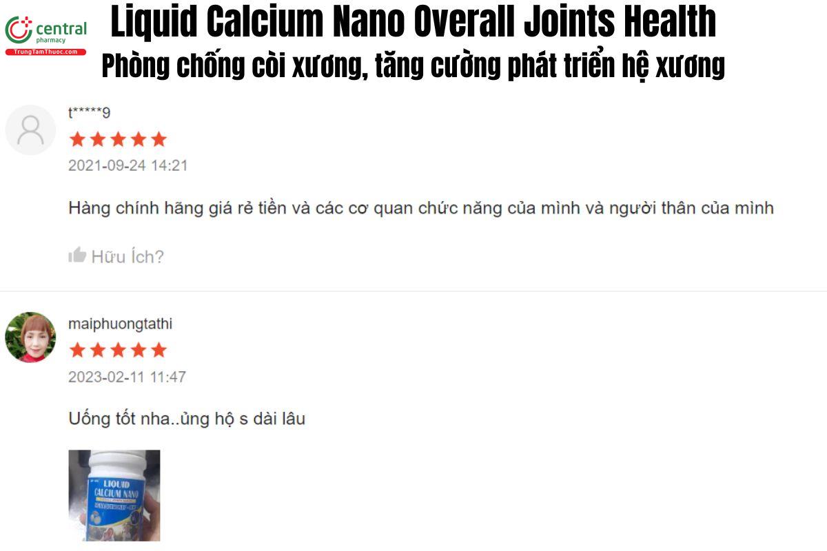 Liquid Calcium Nano Overall Joints Health