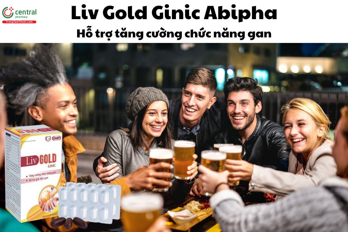 Liv Gold Ginic Abipha (Vỉ) - Giúp tăng cường chức năng gan mật