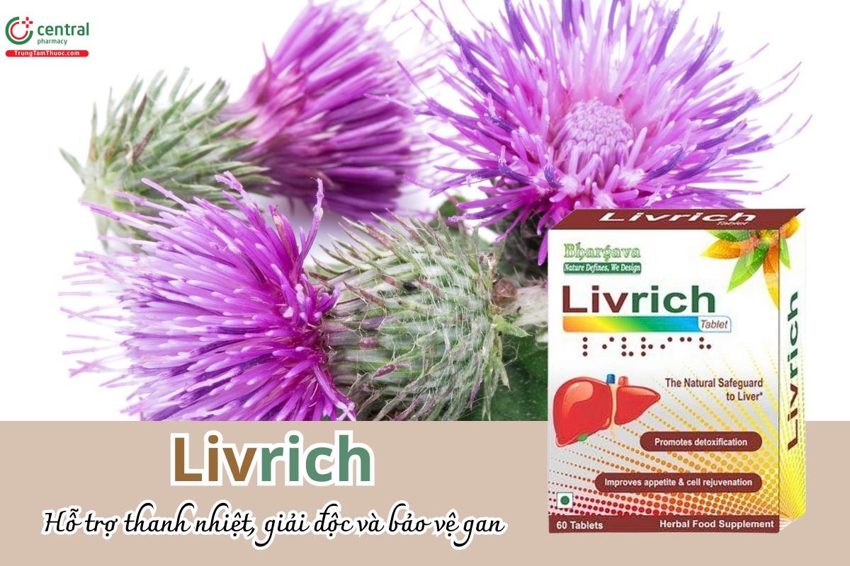 Livrich hỗ trợ thanh nhiệt, giải độc và bảo vệ gan