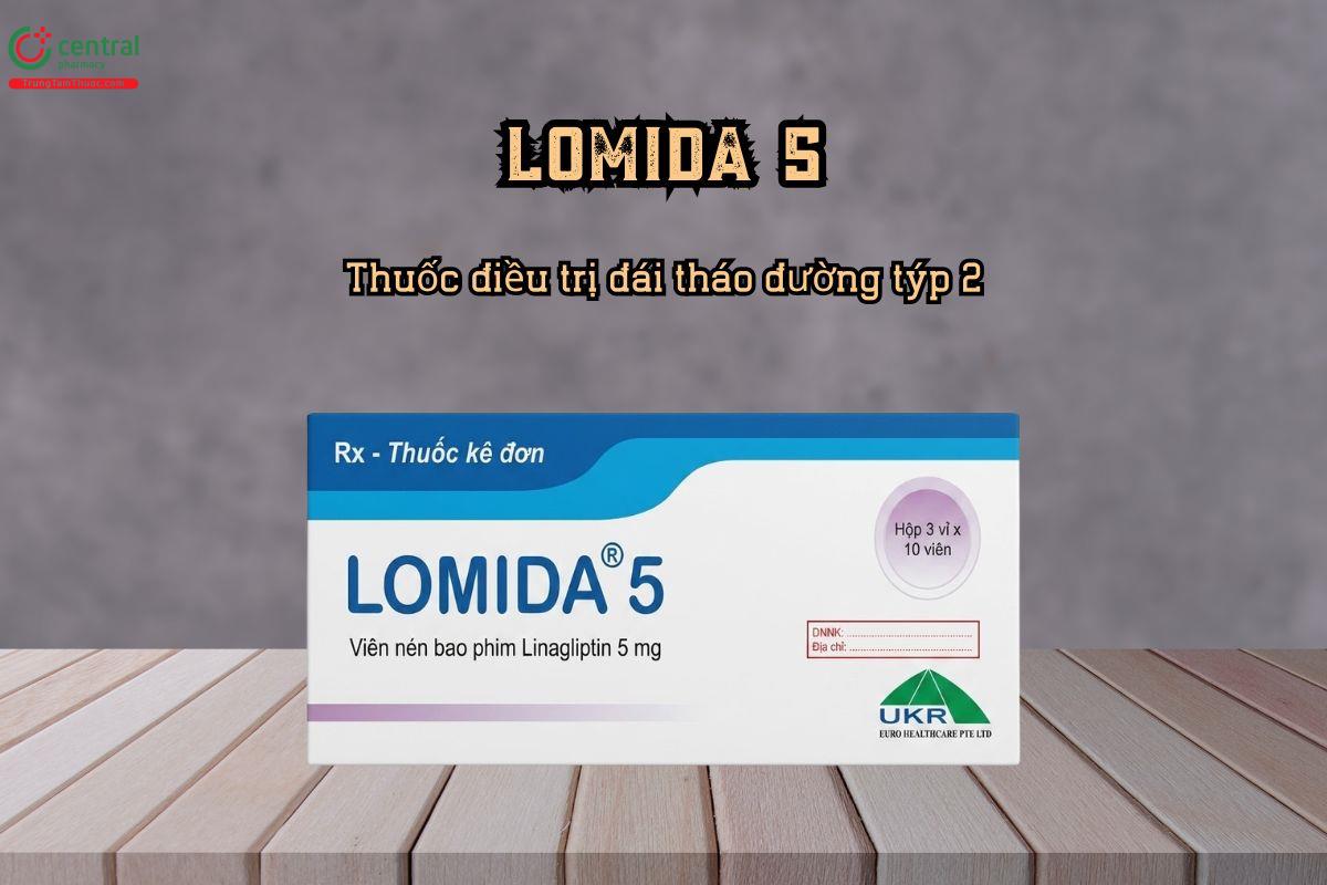Điều trị đái tháo đường tuýp 2 bằng thuốc Lomida 5 chứa hoạt chất Linagliptin