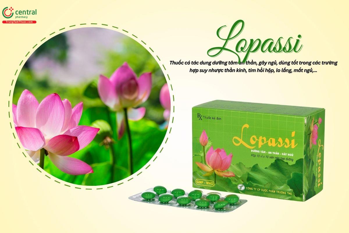 Thuốc Lopassi dưỡng tâm an thần, tăng cường chất lượng giấc ngủ