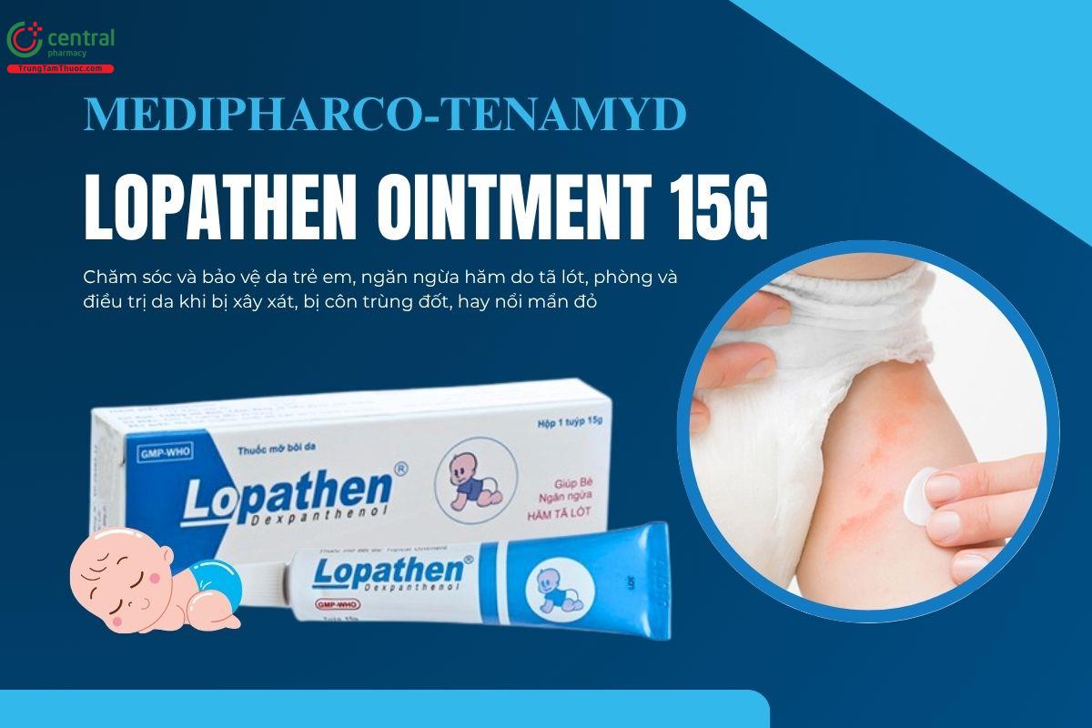 Thuốc Lopathen 15g chăm sóc và bảo vệ da trẻ em, ngừa hăm do tã