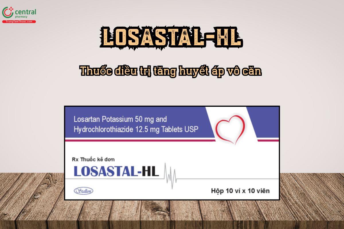 Thuốc điều trị tăng huyết áp vô căn Losastal-HL