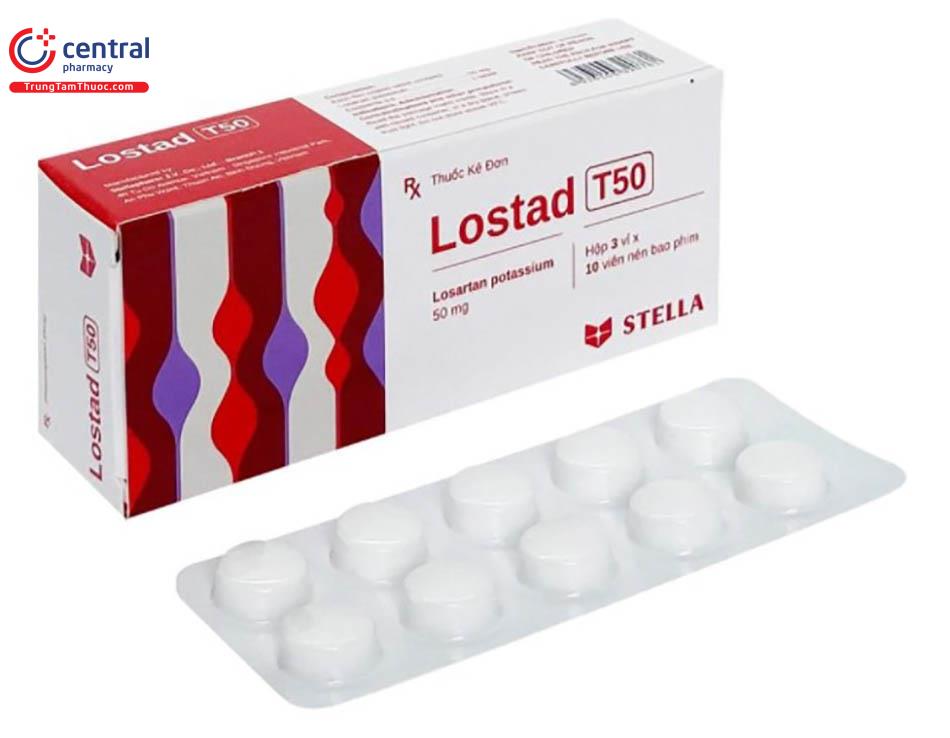 Thuốc Lostad T50 điều trị suy tim