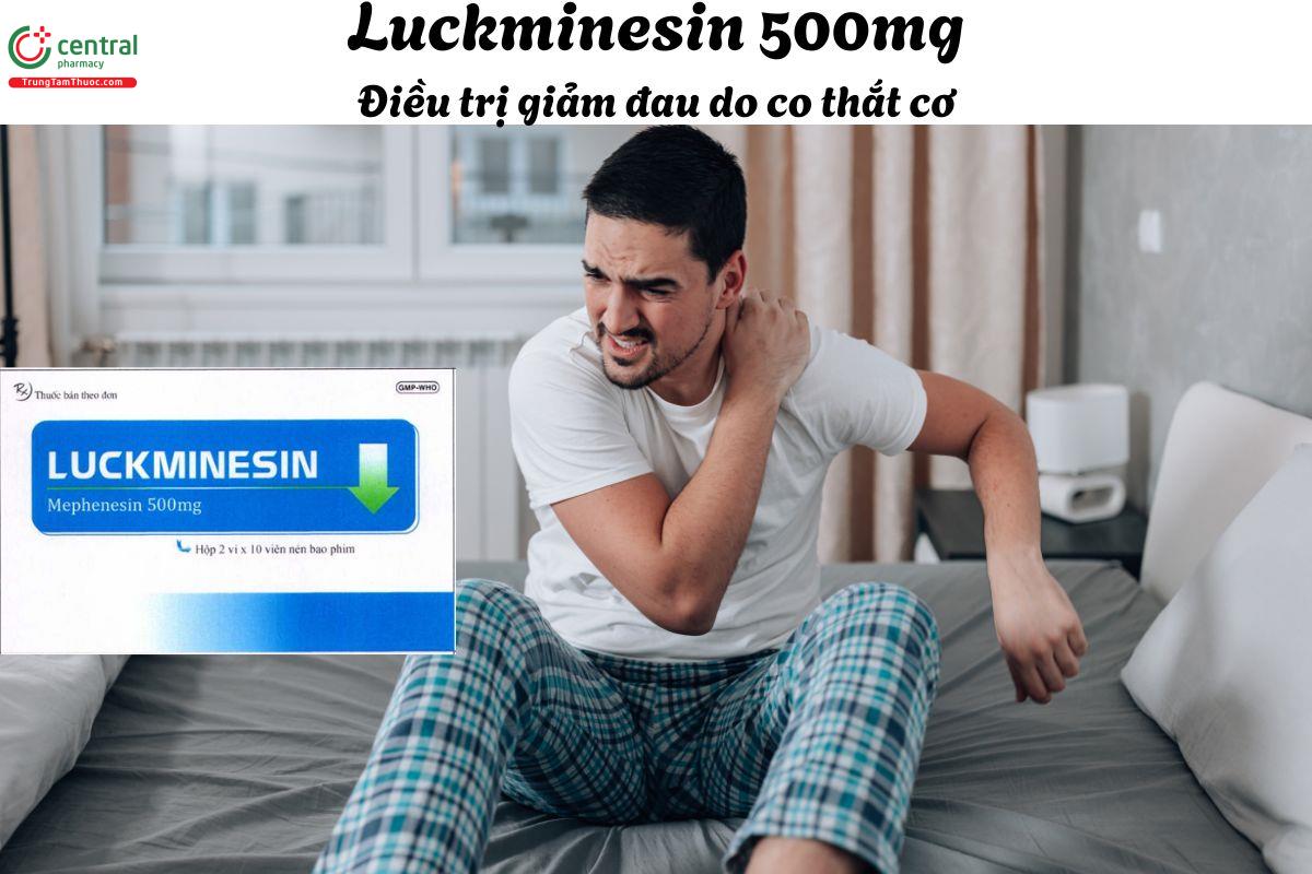 Thuốc Luckminesin 500mg - Giảm các cơn đau gây ra do co thắt cơ
