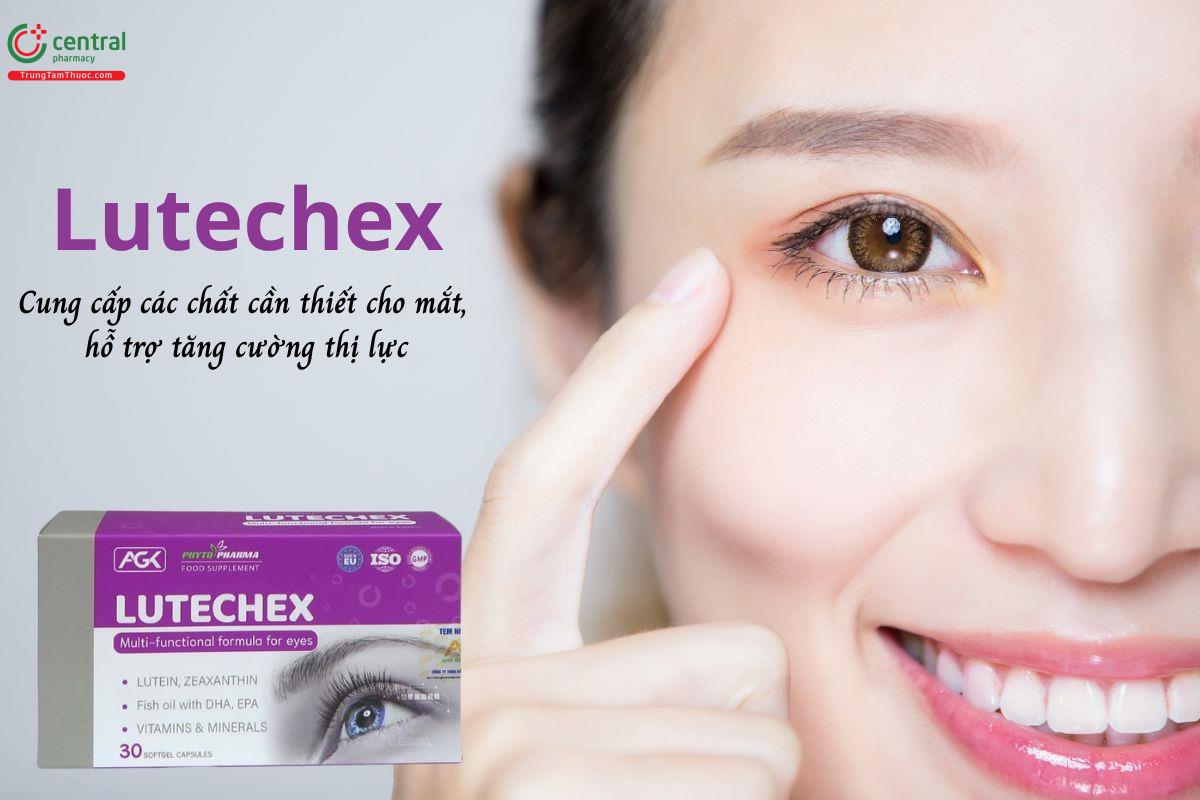Lutechex - Giúp mắt sáng, hỗ trợ duy trì và tăng cường thị lực