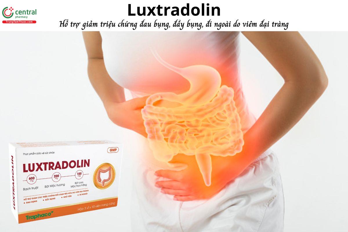 Luxtradolin - Giảm triệu chứng viêm đại tràng, tiêu chảy, đau bụng