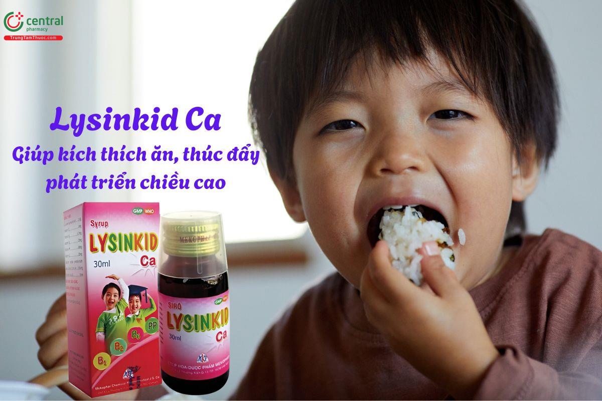 Thuốc Lysinkid Ca - Giúp kích thích ăn ngon, phát triển chiều cao
