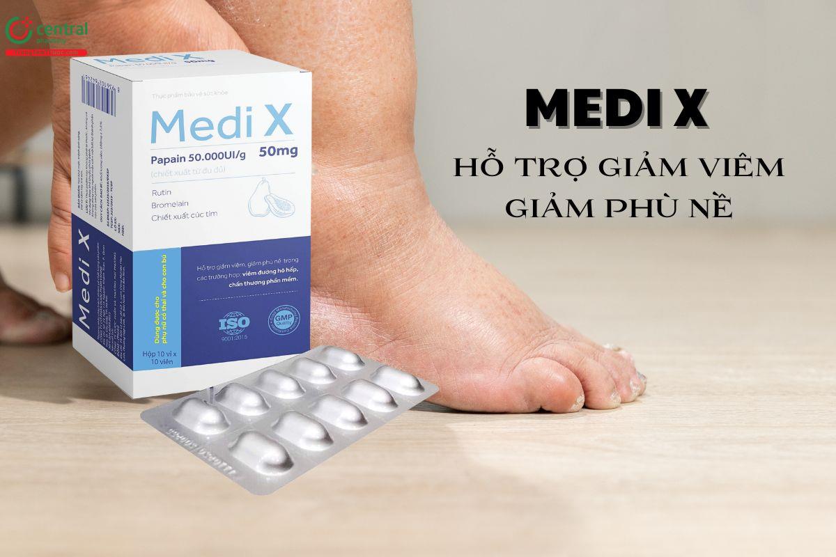 Medi X chống viêm, giảm phù nề