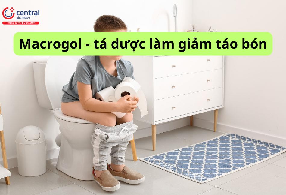 Macrogol - tá dược giúp điều trị táo bón