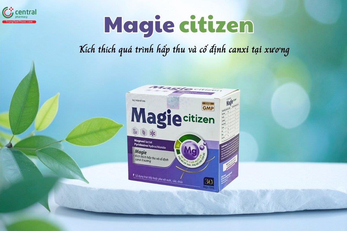 Magie citizen - Kích thích quá trình hấp thu và cố định canxi tại xương