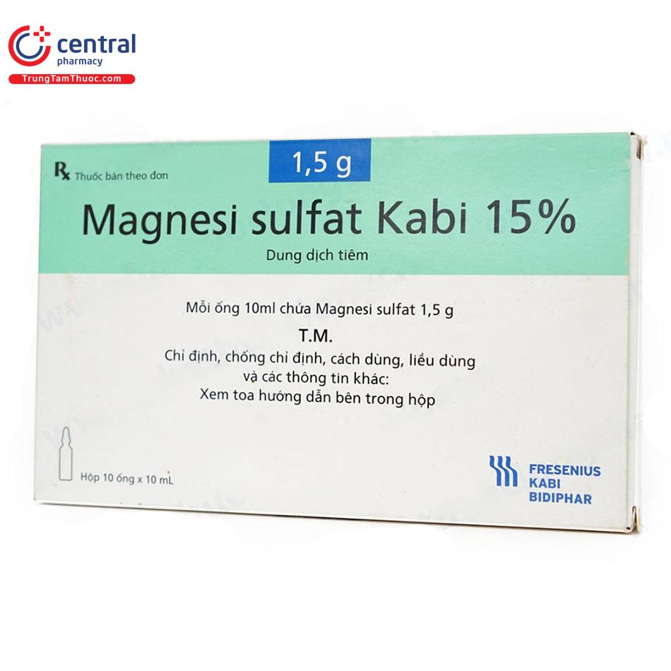 Thuốc Magnesi Sulfat Kabi 15%