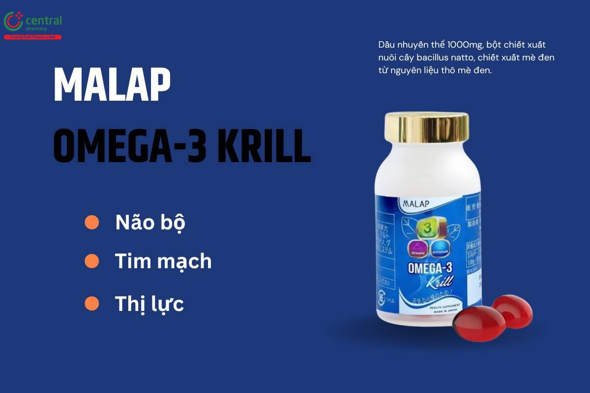 Malap Omega-3 Krill có tác dụng gì?