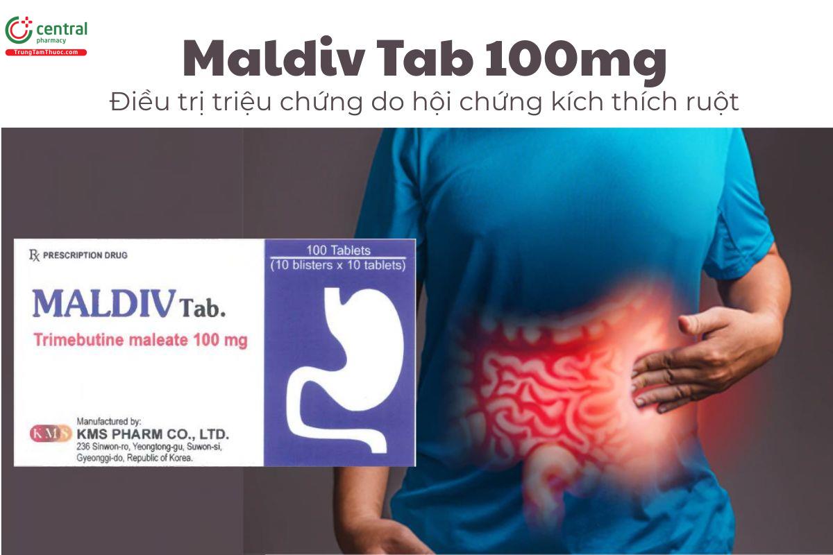 Thuốc Maldiv Tab 100mg - Điều trị triệu chứng do hội chứng kích thích ruột