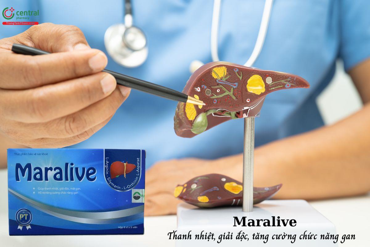 Maralive - Thanh nhiệt, giải độc, mát gan, tăng cường chức năng gan