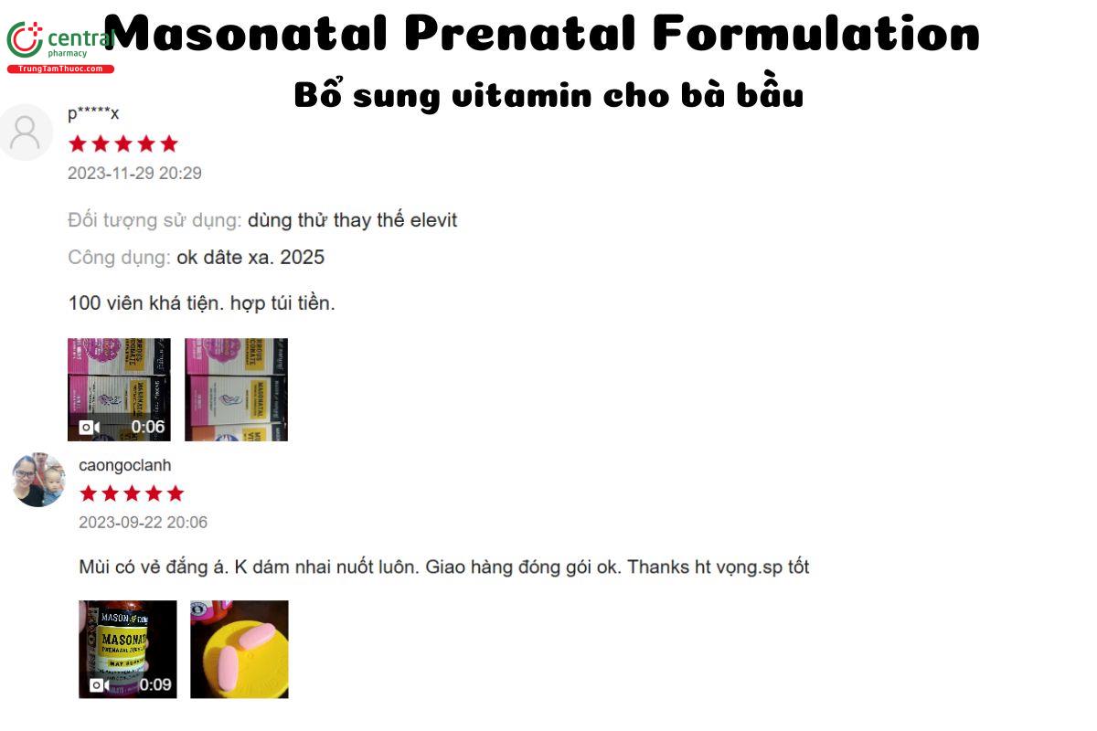 Masonatal Prenatal Formulation