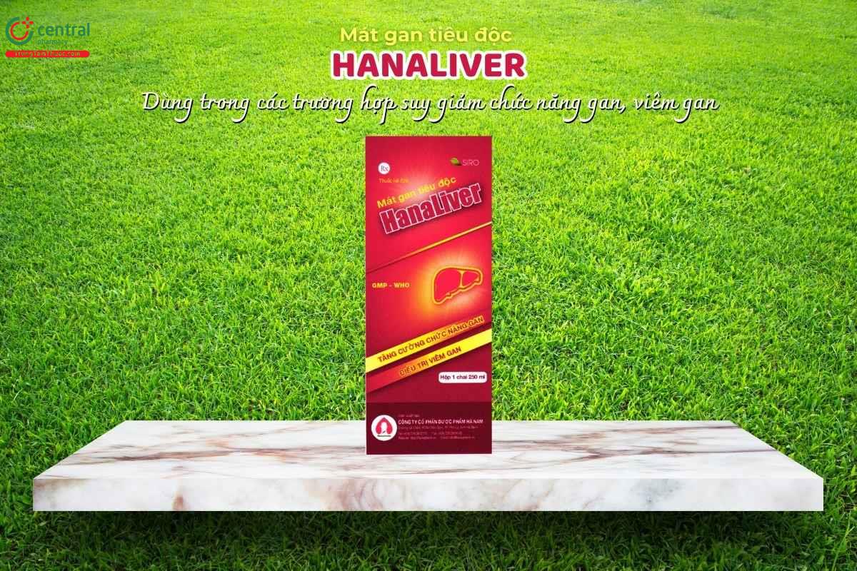 Mát gan tiêu độc Hanaliver được sử dụng trong các trường hợp: chức năng gan suy giảm; viêm gan kèm theo các triệu chứng như: mệt mỏi, chán ăn, khó tiêu, da sạm vàng,...