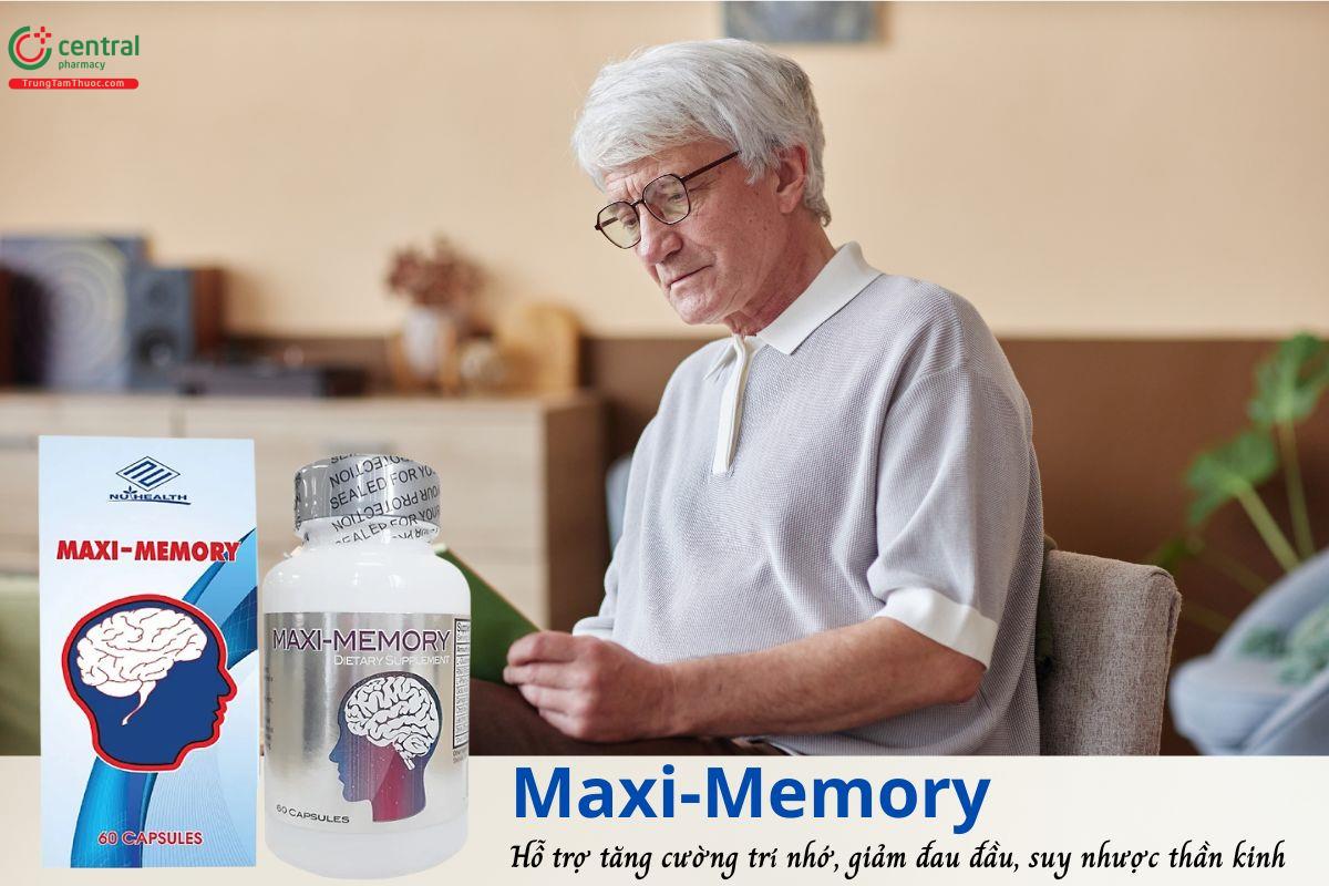 Maxi-Memory - Hỗ trợ tăng cường trí nhớ, giảm đau đầu, chóng mặt