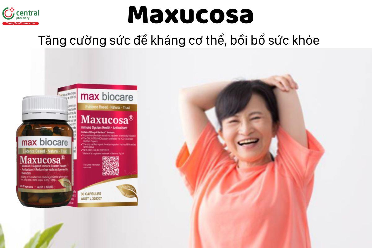 Maxucosa - Tăng cường sức đề kháng cơ thể, bồi bổ sức khỏe